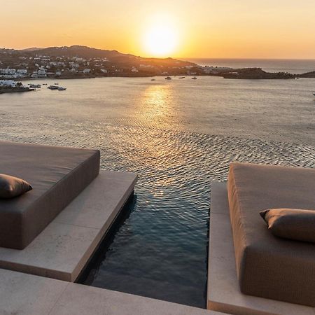The Skyvilla Mykonos - A Landmark Property With Breathtaking Views Of The Psarou Bay Mykonos Town Exteriör bild