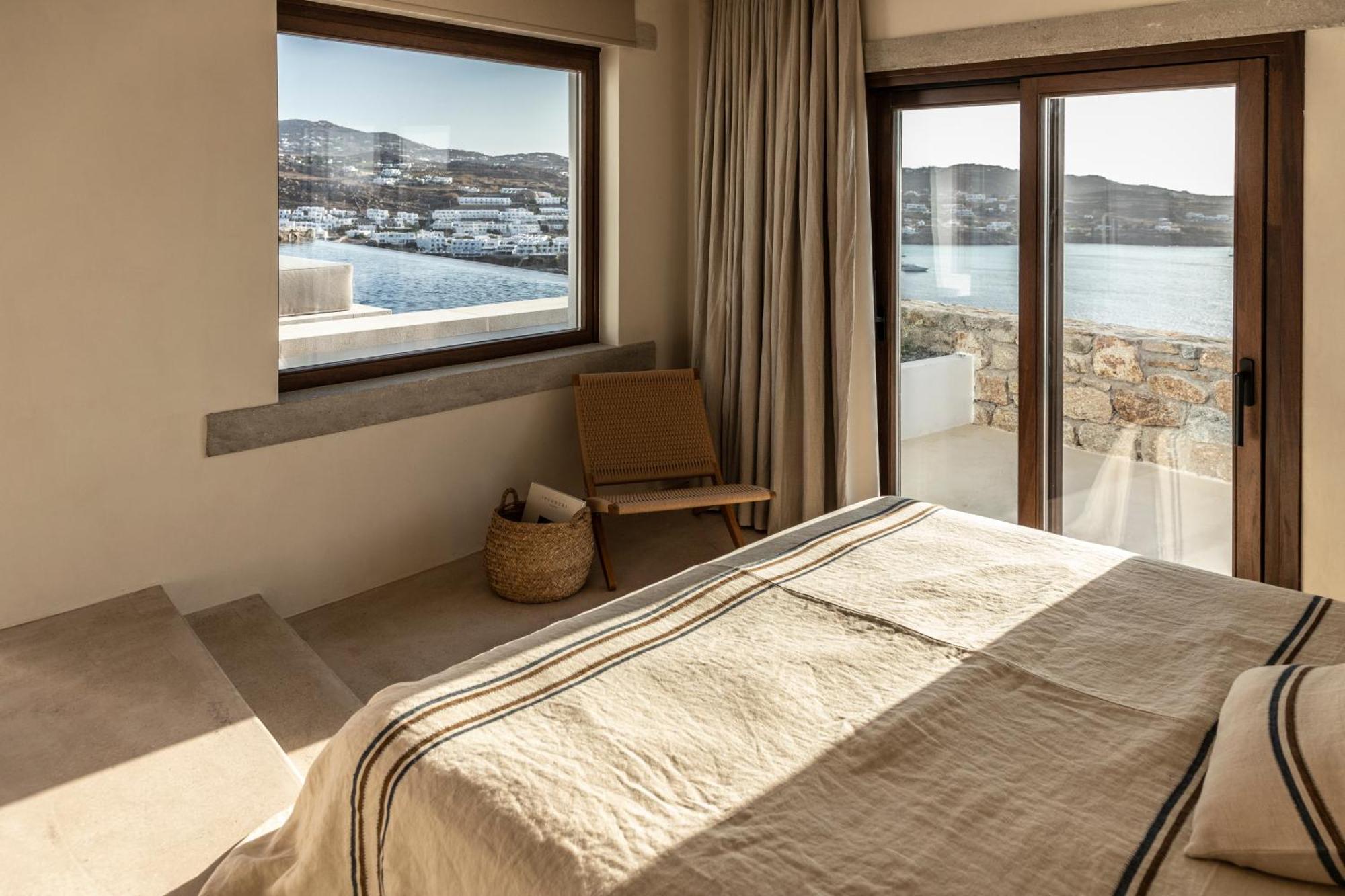 The Skyvilla Mykonos - A Landmark Property With Breathtaking Views Of The Psarou Bay Mykonos Town Exteriör bild